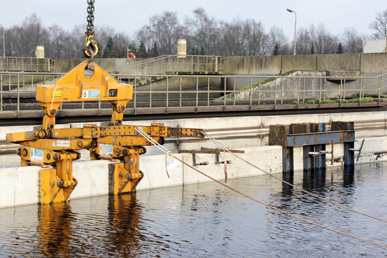 Bosch Beton - Innovatieve oplossing onder water voor rwzi De Sumpel in Almelo